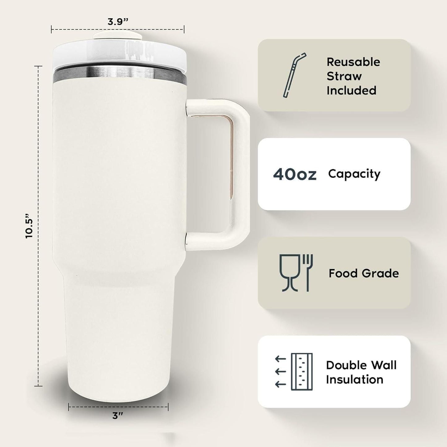 Aesthetic Stainless steel Tumbler