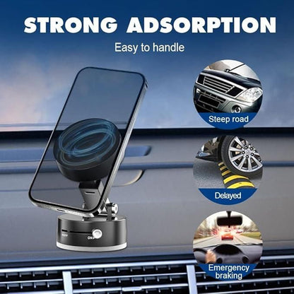 🚗 Vacuum Magnetic Suction Phone Holder